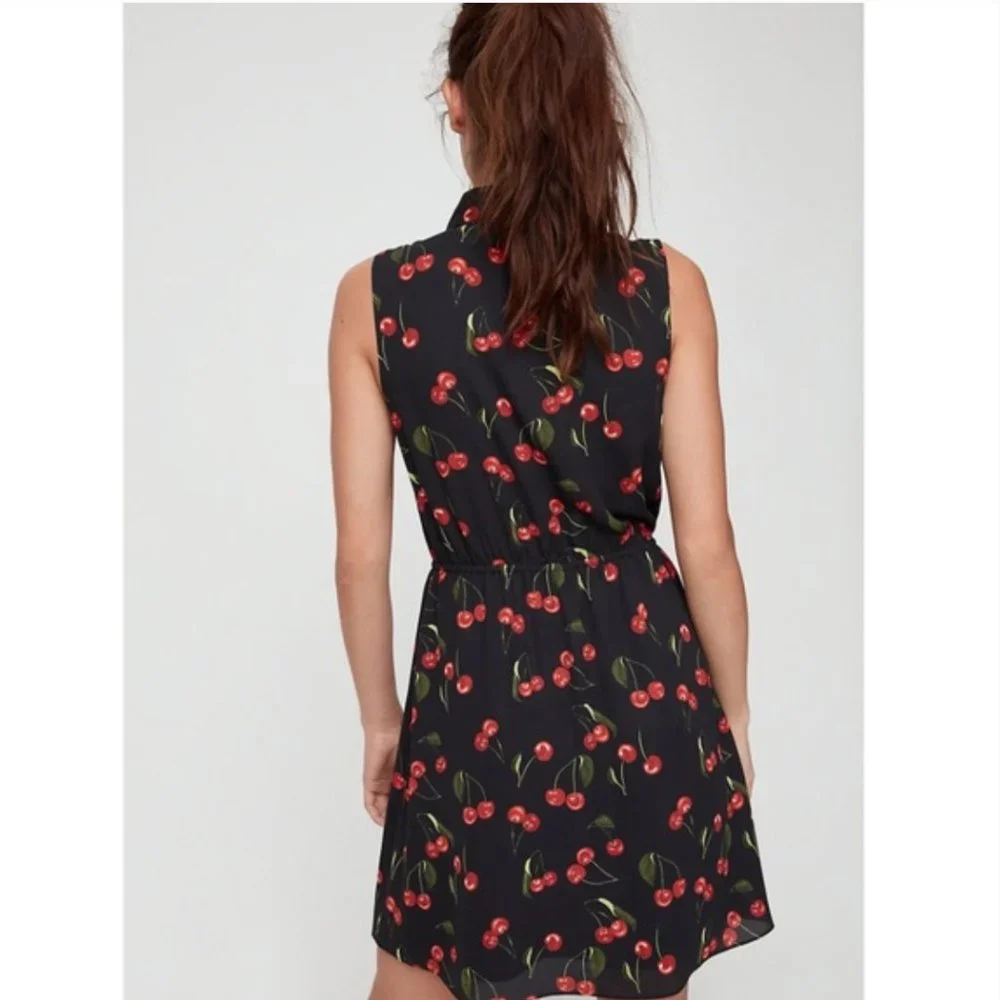 🔥Sales - Aritzia Sunday Best Veronica Dress Slvls Cherry - Size S - Picture 4 of 13
